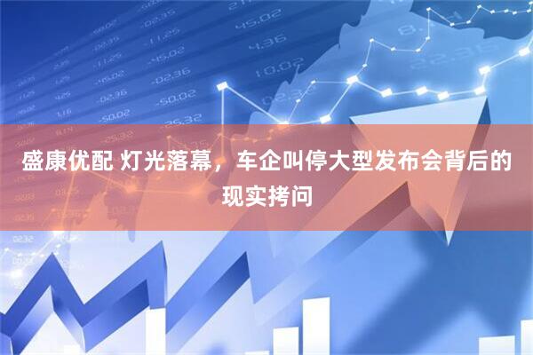 盛康优配 灯光落幕，车企叫停大型发布会背后的现实拷问